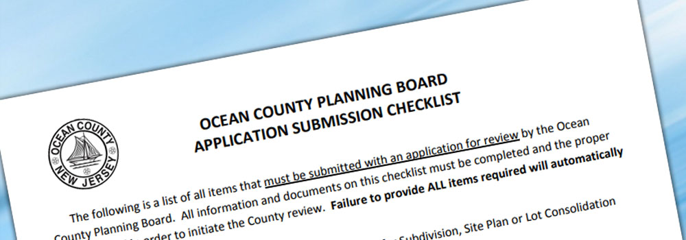 ocean county applications form